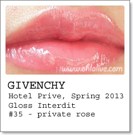 GIVENCHYGloss Interdit#35 - private rose