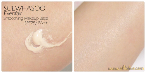 SULWHASOO Evenfair Smoothing Makeup Base - texture