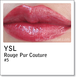 YSL Rouge Pur Couture 5