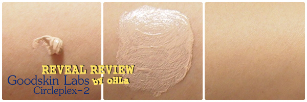 GOODSKIN LABS Circleplex2 - day on skin