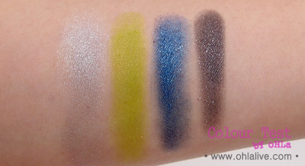 YSL Palette 2013 City Drive Arty - swatched