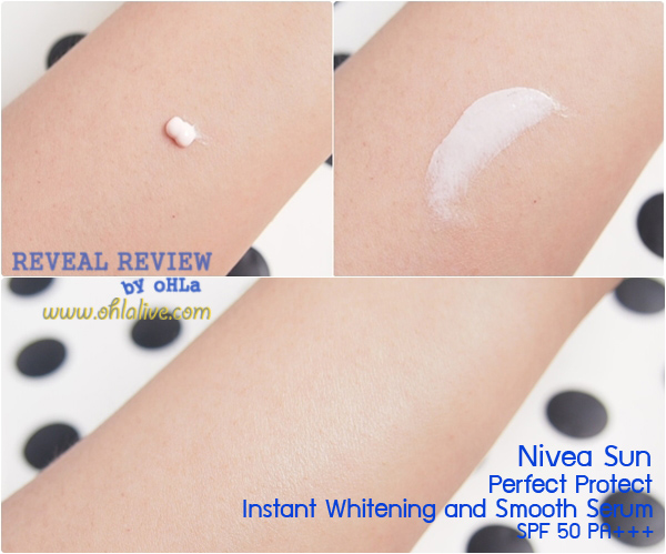 Nivea Sun Perfect Protect Instant Whitening and Smooth Serum - test1