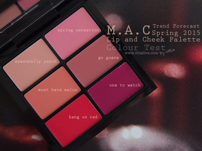 MAC SS2015 palette - 4