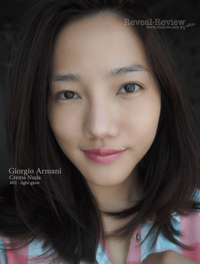 giorgio-armani-crema-nuda-test-on-face